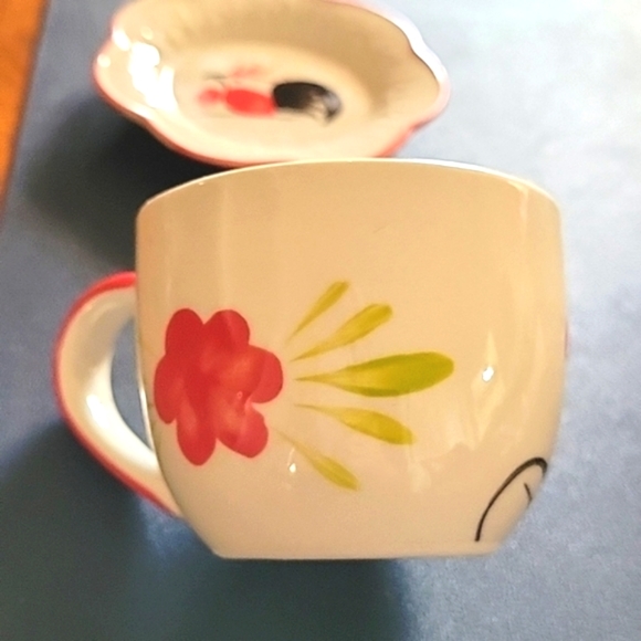 Small Rooster Teacup and Saucer - Picture 5 of 6